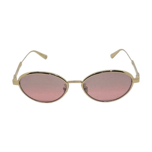 DIOR SUNGLASSES Gold Frame Pink Lens Sunglasses - Picture 2 of 8